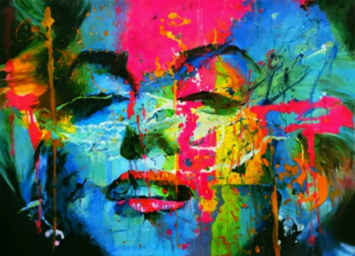 Bild 1 von Motiv Marilyn Monroe Splash Pop Art by  Felix von Altersheim