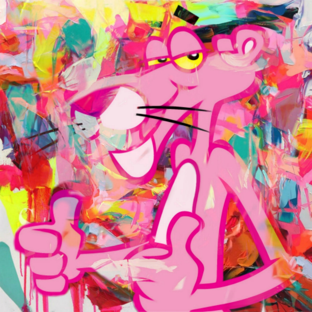 Bild 1 von Motiv Paulchen Panther Top Secret  - Pink  by Felix von Altersheim