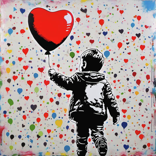 Bild 1 von We need love - Boy with Balloon -  by Felix von Altersheim