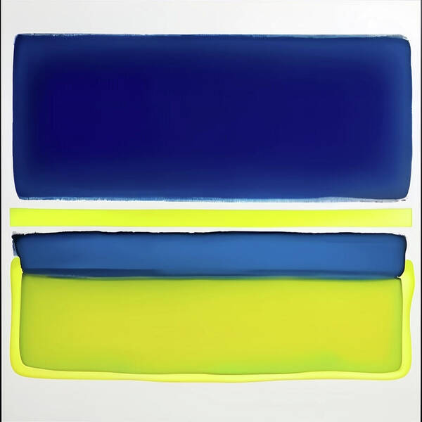 Bild 1 von Moderne Farbfeldmalerei Neon Farben M 104 by Team W 32