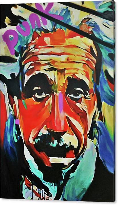 Bild 1 von Motiv Albert Einsten Punk  - Blue Hair - Felix von Altersheim
