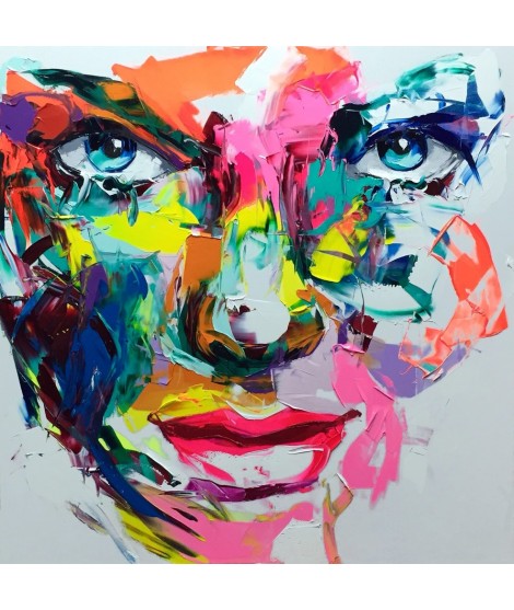 Bild 1 von NIELLY, FRANCOISE. (*1960) -"Helena ", 2020, Sublimation Offsetdruck auf Leinwand.