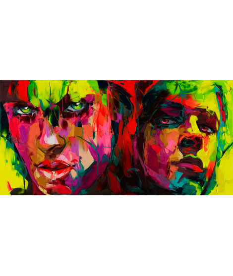 Bild 1 von NIELLY, FRANCOISE. (*1960) -"ohne Titel 541 ", 2020, Sublimation Offsetdruck auf Leinwand