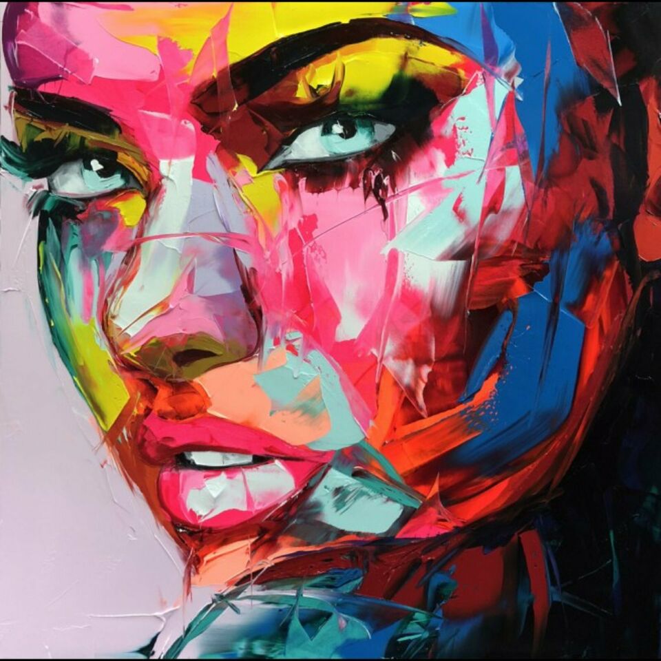Bild 1 von NIELLY, FRANCOISE. (*1960) -"Key West ", 2020, Sublimation Offsetdruck auf Leinwand.