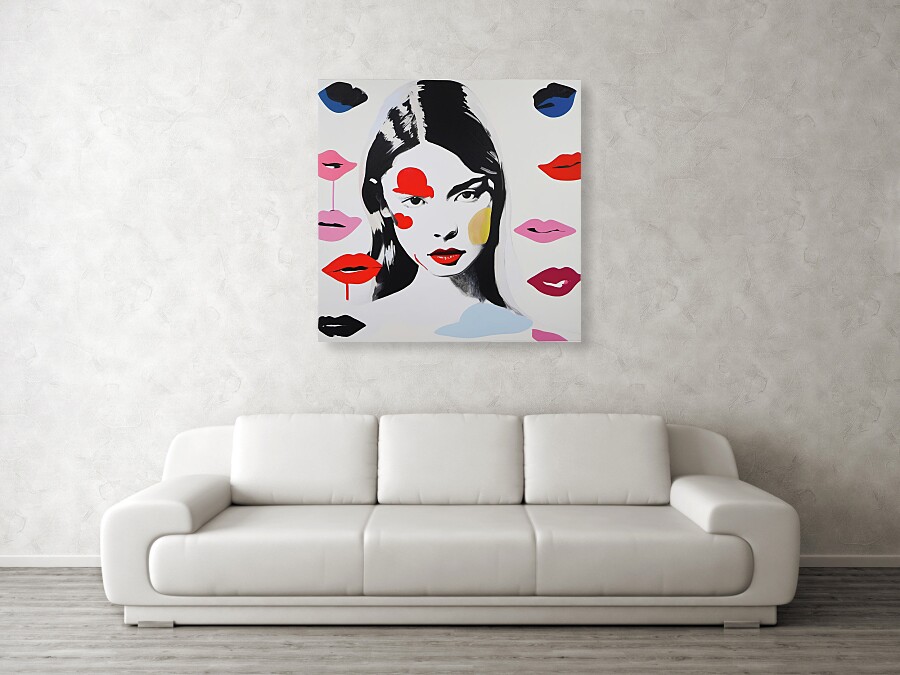 Bild 1 von Love u talk  - Pop Art Girl  by Felix von Altersheim