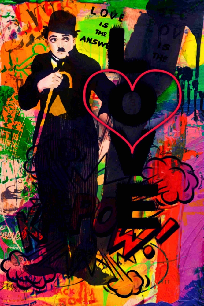 Bild 1 von Motiv Charlie Chaplin love is the answer by Felix von Altersheim