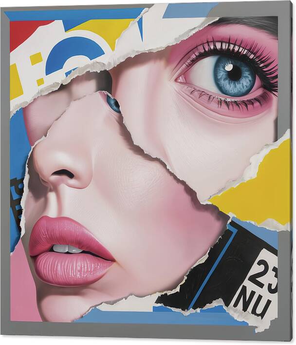 Bild 1 von Stylized Portrait with Torn Layers by Felix von Altersheim