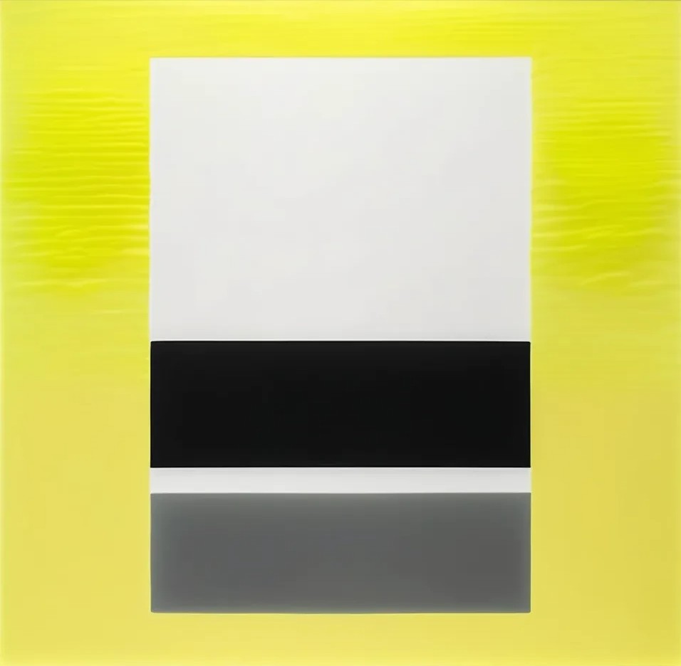 Bild 1 von Geometrie-  Bauhaus - Abstrakt - M54  / (Größe) 60x60 cm 2 cm Leinwand gespiegelt