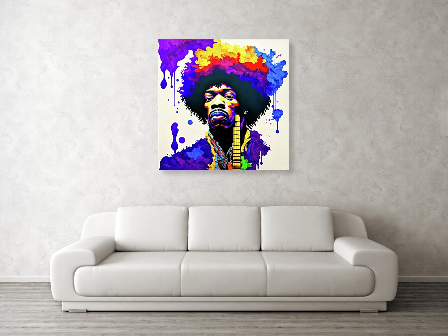Bild 1 von Hommage an Jimi - Psychedelic - 70s Style by Felix von Altersheim