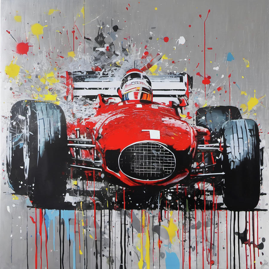 Bild 1 von KAPOW Cars - Pigmentdruck auf Silber Alu/gerahmt Auflage 10/10