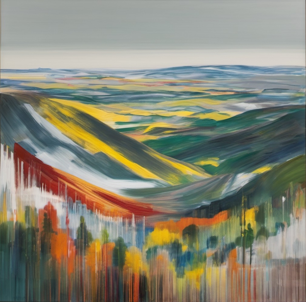 Bild 1 von XXL Leinwände - Dolomiten Landschaft Abstrakt 13 by Team W 32