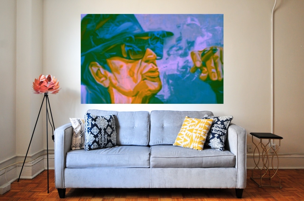 Bild 1 von Motiv Udo Lindenberg die coole Socke 02  by Felix von Altersheim