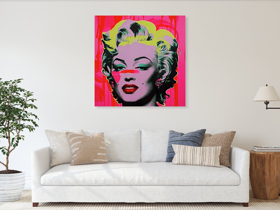 Bild 1 von Hommage Marilyn Monroe - Neon Pink 01 by Felix von Altersheim