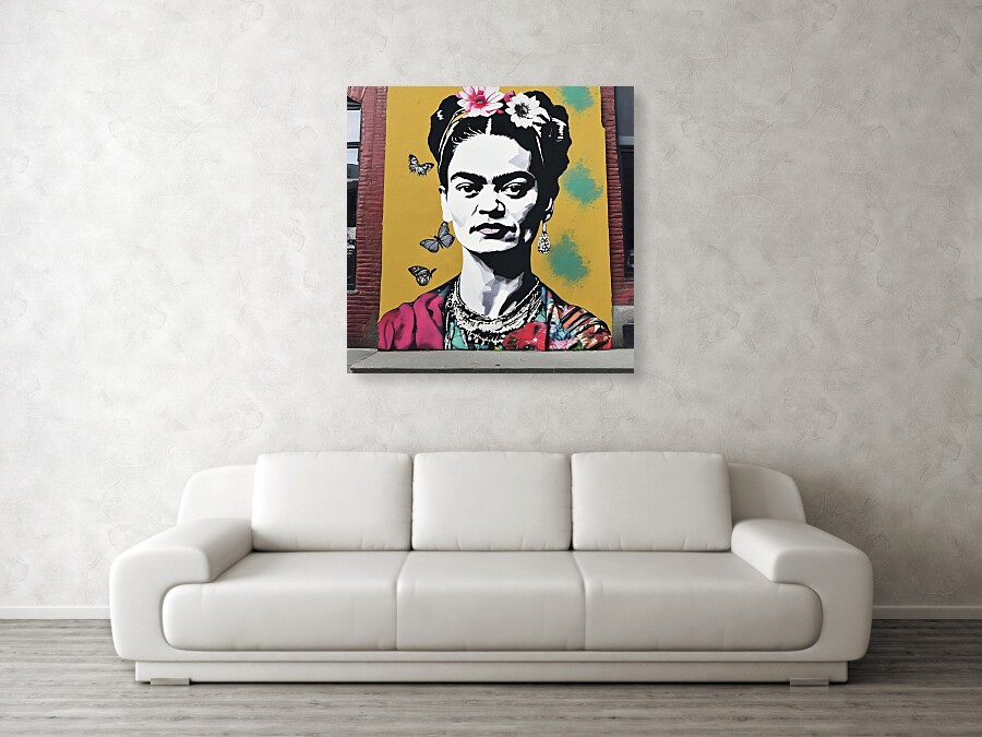 Bild 1 von Hommage an Frida Kahlo Street Art 01 -  Fotografie by Paffy
