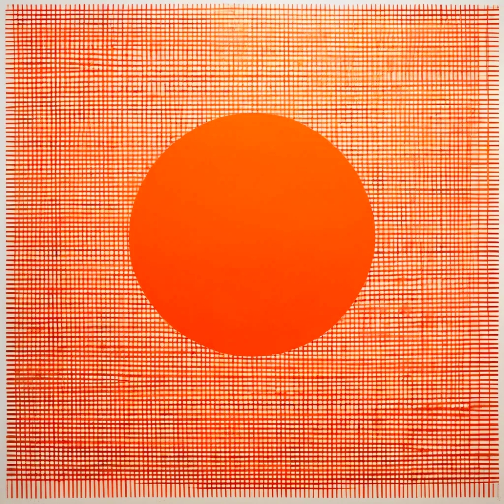 Bild 1 von Bauhaus Abstrakt M 87 - 60x60 cm Besonderheit: 5 cm dicker Galeriekeilrahm