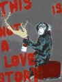 Bild 1 von Motiv  Banksy Hommage -This is not Love - Red by Felix von Altersheim