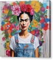 Bild 2 von Motiv Frida Kahlo Flower- Pop Art - by Felix von Altersheim