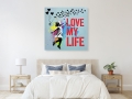 Bild 3 von Stencil Art Girl with Balloon- Love my life  02 Edition of 50
