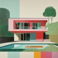 Bild 1 von Bauhaus - Pop Art Architektur Pool 02 -  by Felix von Altersheim