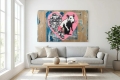 Bild 1 von Banksy Hommage Love Heart  Rabbit - 2 x verfügbar