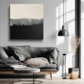 Bild 1 von Abstrakte Kunst beige schwarz - Z 25