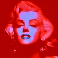Bild 1 von Motiv Marilyn Monroe NEON Blue Lips Ultra HD by Felix von Altersheim