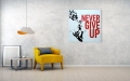 Bild 4 von Stencil Art with Balloon Boy - Never give up 01