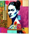 Bild 2 von Motiv Frida Kahlo - Flora Collage - by Felix von Altersheim