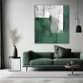 Minimalismus Abstrakte Kunst - grün Z 19