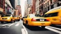 Bild 1 von Kunstfotografie New York Urban - Taxi Szene  by Team W 32