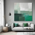 Minimalismus Abstrakte Kunst - grün Z 15