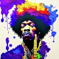 Bild 1 von Hommage an Jimi - Psychedelic - 70s Style by Felix von Altersheim
