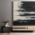 Abstrakte Kunst beige schwarz - Z 36 Part 2