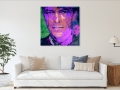 Bild 7 von Motiv David Bowie Lila Scarf Face by Felix von Altersheim **Logo wird nicht mitgedruckt