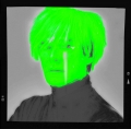 Motiv Andy Warhol  Neon Green Ultra HD by Felix von Altersheim
