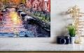 Bild 5 von Hommage Amsterdam City  / (Größe) 100x70 cm 2 cm Leinwand gespiegelt