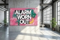 Bild 9 von Banksy Hommage Typografie Alarm worn out - 2 x verfügbar