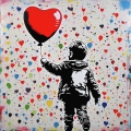 Bild 1 von We need love - Boy with Balloon -  by Felix von Altersheim