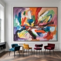 Premium - XXL Galerie Rahmen - Vibrant - Naive Expressionismus Abstrakt