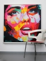 Bild 2 von NIELLY, FRANCOISE. (*1960) -"Ida ", 2020, Sublimation Offsetdruck auf Leinwand.