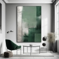 Minimalismus Abstrakte Kunst - grün Z 21