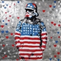 Bild 1 von We need love  USA 02 - Hommage Banksy by Felix von Altersheim