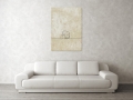 Bild 7 von Minimalismus Abstrakt einsamer winziger Elefant creme beige - Edition of 50